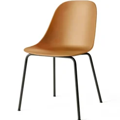 Audo Copenhagen Sillas<Harbour Silla patas negras, Khaki Naranja