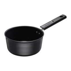 Fiskars Hard Face cacerola con tapa Ceratec Superior, 1,8 L Negro Hot