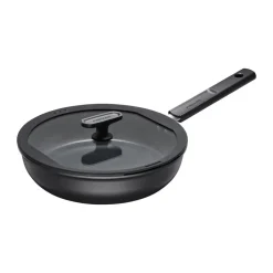 Fiskars Hard Face sartén honda Ceratec Superior, 26 cm Negro Clearance