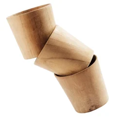 MUUBS Hueveras<Huevera teca, natural Beige