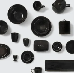 Broste Copenhagen Huevera Nordic Coal, 6,5 cm Negro Hot