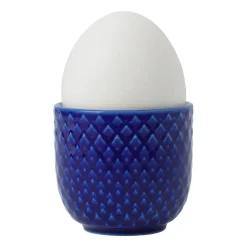 Lyngby Porcelæn Huevera Rhombe Ø5 cm, oscuro Azul Discount