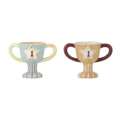 Bloomingville Hueveras<Huevera Trophy, 2 piezas, Azul
