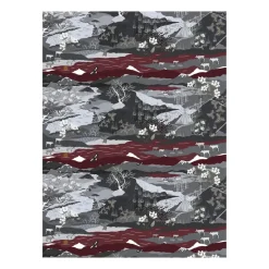 Arvidssons Textil Telas Por Metro|Hules Y Telas Plastificadas<Hule Fjällvandring, Gris-Rojo vino GrisRojo