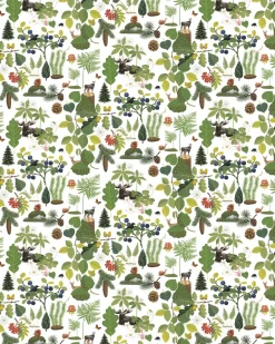 Arvidssons Textil Telas Por Metro|Hules Y Telas Plastificadas<Hule Skogsliv, Verde