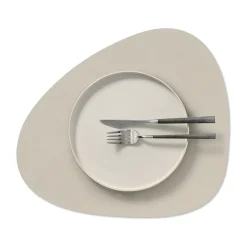LIND DNA Manteles Individuales<Individual Nupo curve M, Oyster white Gris