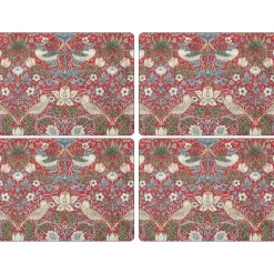 Pimpernel Individual Strawberry Thief 30x40 cm, 4 unidades, Rojo Online