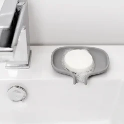 Bosign Dispensadores De Jabón Y Jaboneras<Jabonera con drenaje Soap Saver Flow small, Gris