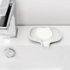 Bosign Dispensadores De Jabón Y Jaboneras<Jabonera con drenaje Soap Saver Flow small, Blanco