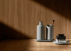 Blomus Dispensadores De Jabón Y Jaboneras<Jabonera Creto Ø14 cm, Micro chip Gris