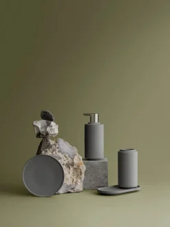 Blomus Dispensadores De Jabón Y Jaboneras<Jabonera Creto Ø14 cm, Micro chip Gris