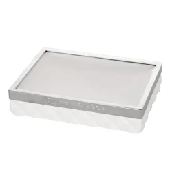 Lene Bjerre Dispensadores De Jabón Y Jaboneras<Jabonera Portia, blanco-plata PlateadoBlanco