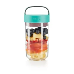 Lékué Jar To Go 600 ml, Turquesa Azul Clearance