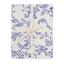 Garbo&Friends Jardim Muslin sábana ajustable, 60x120x20 cm Azul Best