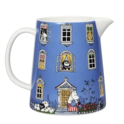 Moomin Arabia Jarra casa Mumin, 1 l AzulRojo Hot