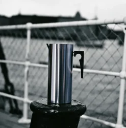 Stelton Jarras Y Garrafas<Jarra de agua Cylinda Line, acero Plateado