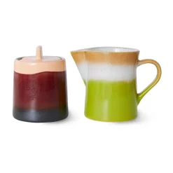 HKliving Jarras De Leche<Jarra de leche y azucarero 70's, Foreland Multi
