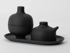 Design House Stockholm Salseras<Jarra de soja Sand 12 cl, Black clay Negro