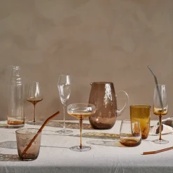 Broste Copenhagen Jarra Hammered, Marrón Clearance