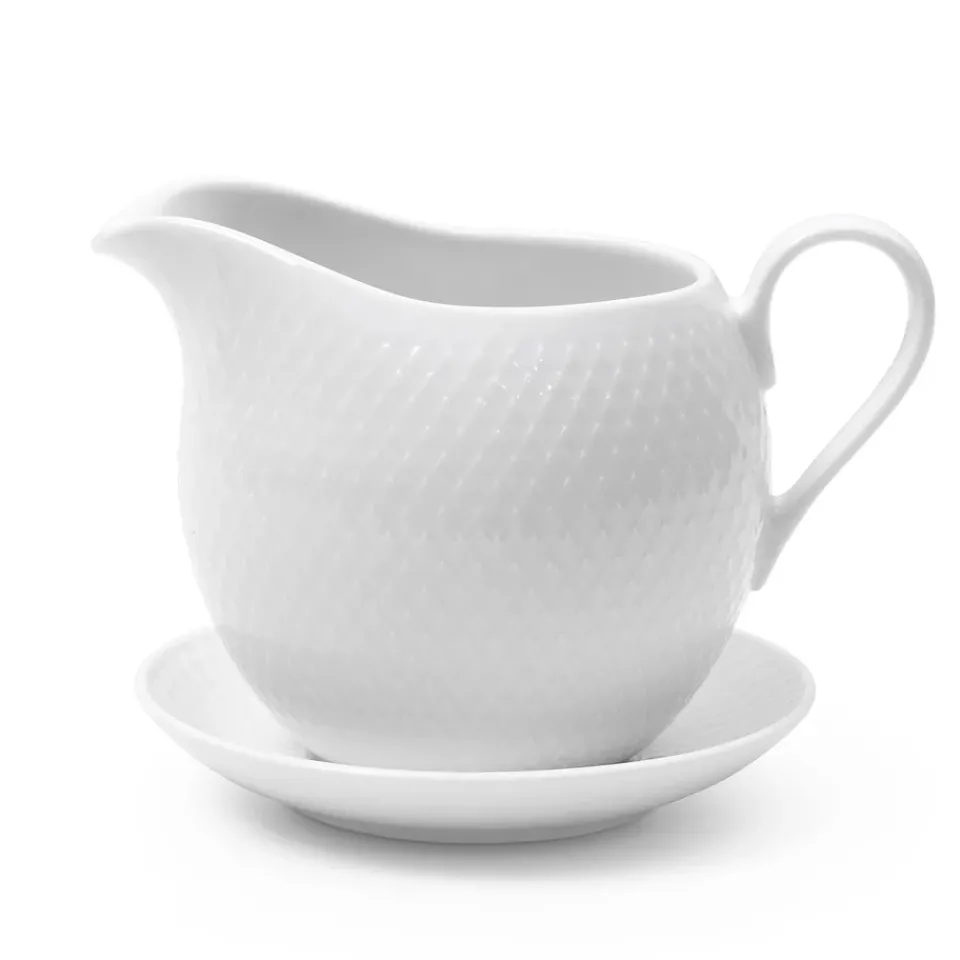 Lyngby Porcelæn Salseras<Jarra para salsa Rhombe 67 cl, Blanco