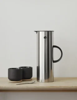 Stelton Jarras Termo<Jarra termo EM77 1 l, acero inoxidable Plateado