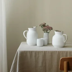 Stelton Jarra termo té Amphora 1 L, Soft white Blanco