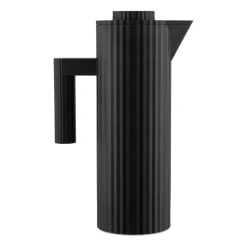 Alessi Jarra térmica Plissé 1 L, Negro Clearance
