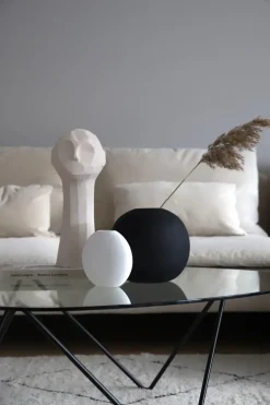 Cooee Design Jarrón Ball , 20 cm Negro Discount