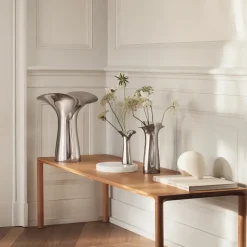 Georg Jensen Jarrón Bloom Botanica, 33 cm Plateado Outlet