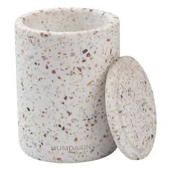 Humdakin Jarrón con tapa Terrazzo Ø10 cm, Red/ Beige Discount