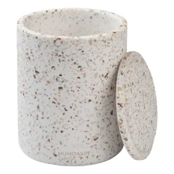 Humdakin Jarrón con tapa Terrazzo Ø13 cm, Red/ Beige Discount