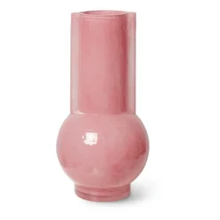 HKliving Jarrones<Jarrón de vidrio HK Living 25 cm, Flamingo pink Rosa