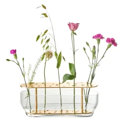 Fritz Hansen Jarrón Ikebana, Long Color dorado Online
