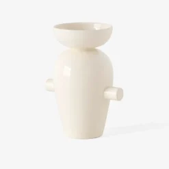 &Tradition Jarrón Momento JH40, Cream Blanco Online