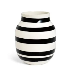 Kähler Jarrones<Jarrón Omaggio 20cm, Negro