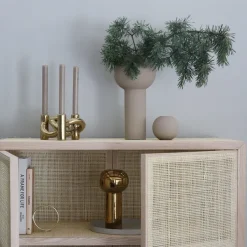 Cooee Design Jarrón Pillar 32 cm, Sand Beige New