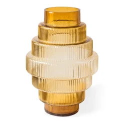 POLSPOTTEN Jarrones<Jarrón Steps L 50 cm, Ocre AmarilloNaranja