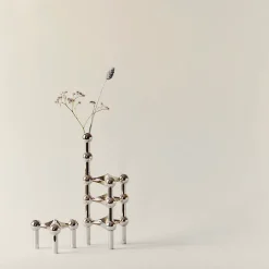 STOFF Accesorios Para Candelabros<Jarrón Nagel, cromo Plateado