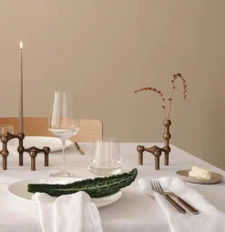 STOFF Accesorios Para Candelabros<Jarrón Nagel, Latón bronceado Color dorado