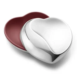 Georg Jensen Joyero Heart box, Grande 12x13 cm Plateado Sale