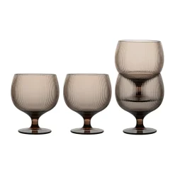 Sagaform Juego de 4 copas de vino Billi 35 cl, Marrón Best