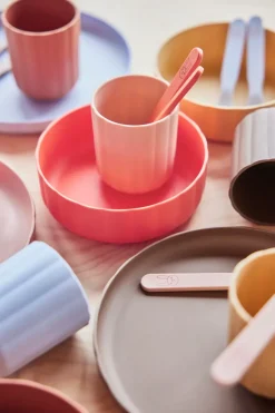 OYOY Tazas Infantiles|Tazas De Plástico<Juego de 2 tazas Pullo, Rose-apricot RosaNaranja