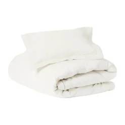 Garbo&Friends Juego de cama junior Pearl Ladder Lace, 100x130 cm/35x55 cm Blanco New