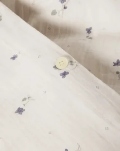 Garbo&Friends Ropa De Cama Infantil|Juegos De Funda Nórdica Y Almohada<Juego de cama junior Viola Muslin, 100x140 cm/40x60 cm Azul