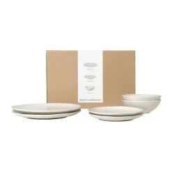 Broste Copenhagen Juegos De Vajilla<Juego de cena para dos Nordic Vanilla, 6 piezas Beige