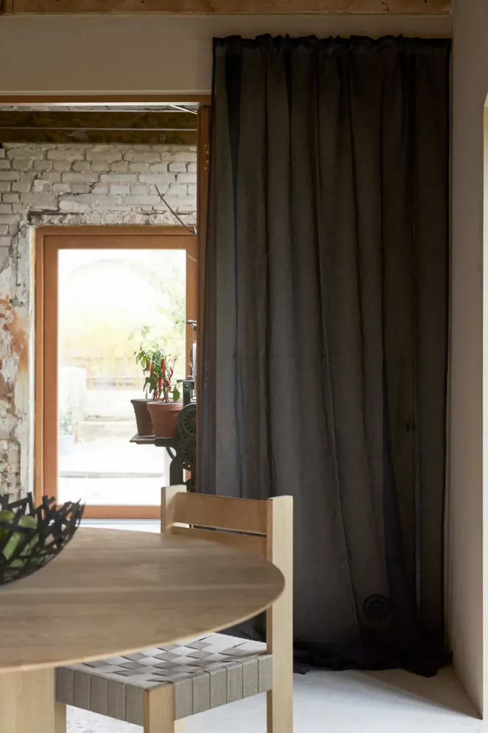 Boel & Jan Cortinas<Juego de cortinas Frej 140x300 cm, Negro