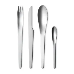 Georg Jensen Juego de cubiertos Arne Jacobsen, 24 cubiertos Plateado Sale