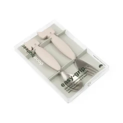 Done by deer Juego de cubiertos Deer Friends Easy-grip 2 piezas, Sand Beige Discount