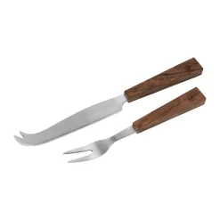 ERNST Juego de cubiertos para queso, 2 piezas, Acacia Beige Hot