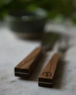 ERNST Juego de cubiertos para queso, 2 piezas, Acacia Beige Hot